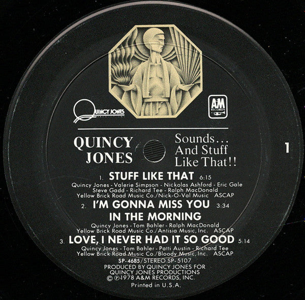 Quincy Jones – Sounds ... And Stuff Like That!! LP vinyl record, image 3 of 9