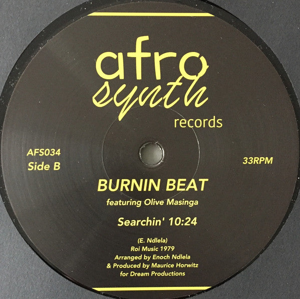 Burnin Beat, Olive Masinga – It's Hot 12" vinyl record, image 4 of 4