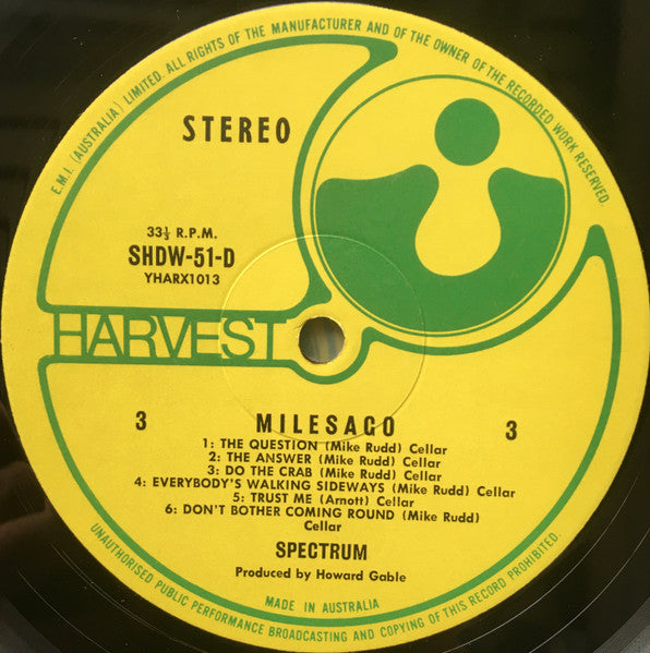 Spectrum – Milesago (2xLP) LP vinyl record, image 6 of 7