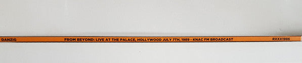 Danzig – From Beyond: Live At The Palace, Hollywood July 7th, 1989 - KNAC FM Broadcast (2xLP) LP vinyl record, image 7 of 7