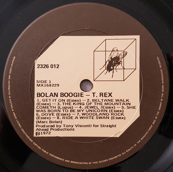 T. Rex – Bolan Boogie LP vinyl record, image 3 of 4