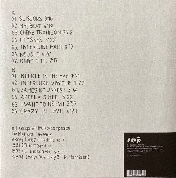 Mélissa Laveaux – Camphor & Copper LP vinyl record, image 2 of 2