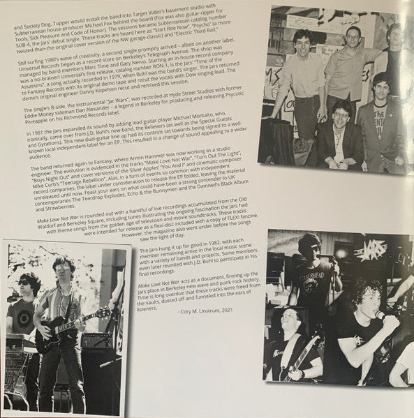 The Jars – Make Love Not War LP vinyl record, image 6 of 10