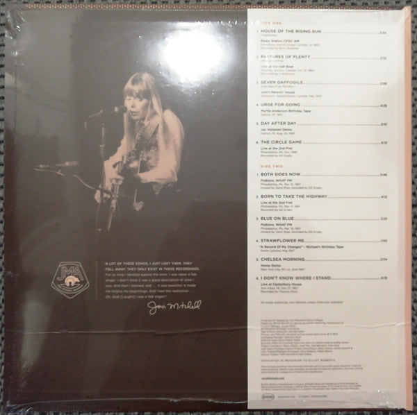 Joni Mitchell – Archives – Volume 1: The Early Years (1963-1967): Highlights LP vinyl record, image 3 of 6
