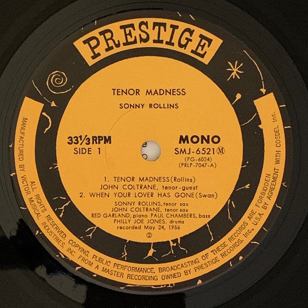 Sonny Rollins Quartet – Tenor Madness LP vinyl record, image 3 of 5