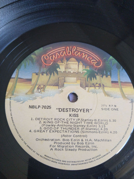 Kiss – Destroyer LP vinyl record, image 3 of 4