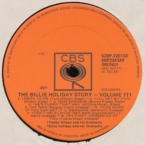 Billie Holiday – The Billie Holiday Story Volume III (2xLP) LP vinyl record, image 5 of 8
