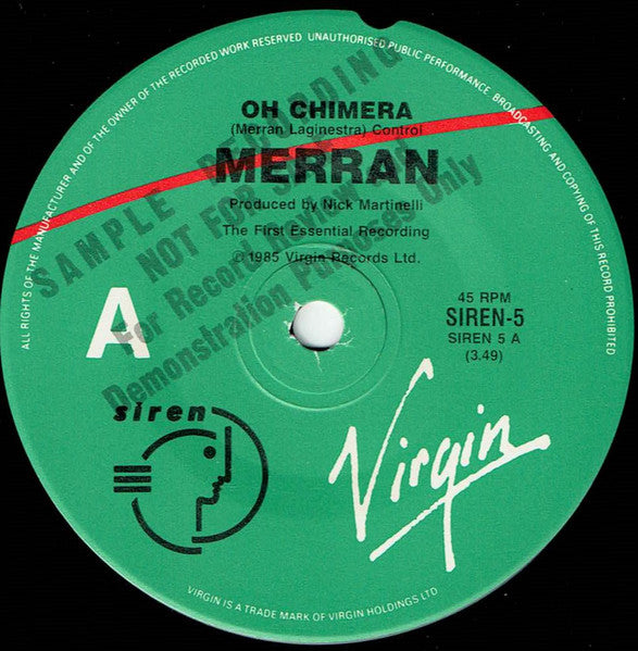 Merran – Oh Chimera 7" vinyl record, image 3 of 4
