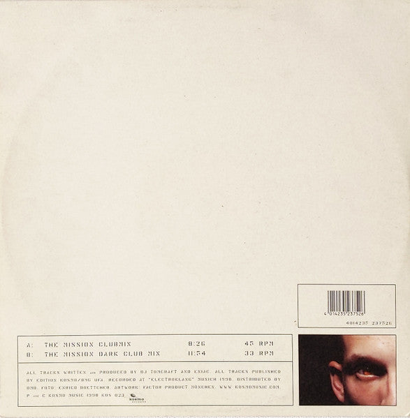 Tomcraft – The Mission 12" vinyl record, image 2 of 4