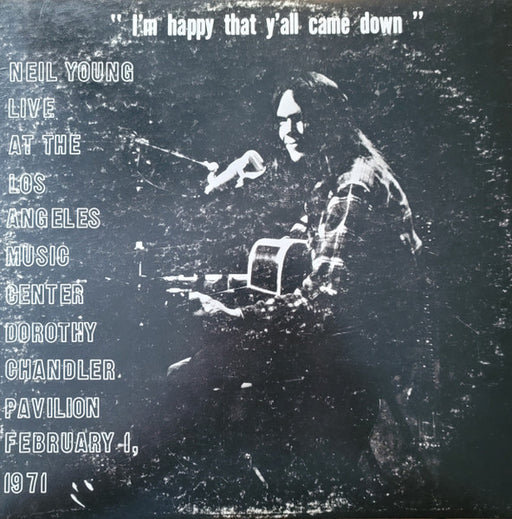 Neil Young – Dorothy Chandler Pavilion 1971 (I'm Happy That Y'All Came Down) LP vinyl record, image 1 of 7