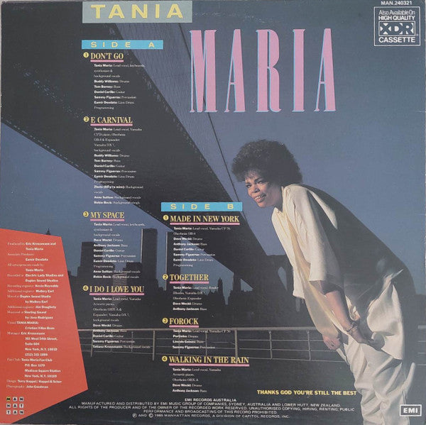 Tania Maria – Made In New York LP vinyl record, image 2 of 5
