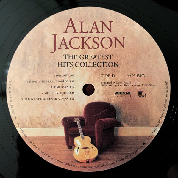 Alan Jackson – The Greatest Hits Collection (2xLP) LP vinyl record, image 10 of 10