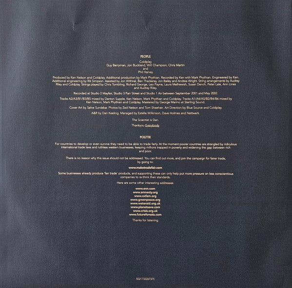 Coldplay – A Rush Of Blood To The Head LP vinyl record, image 5 of 10