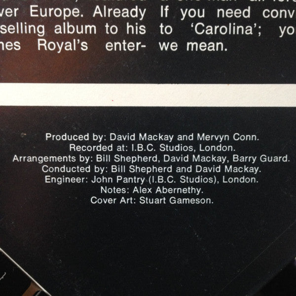 James Royal – James Royal LP vinyl record, image 3 of 5