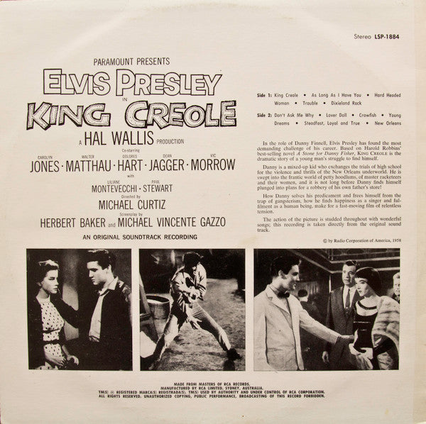 Elvis Presley – King Creole LP vinyl record, image 4 of 6