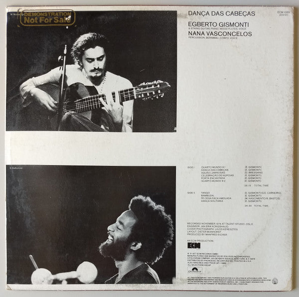 Egberto Gismonti – Dança Das Cabeças LP vinyl record, image 2 of 4