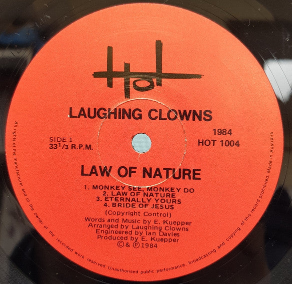 Laughing Clowns – Law Of Nature LP vinyl record, image 3 of 6