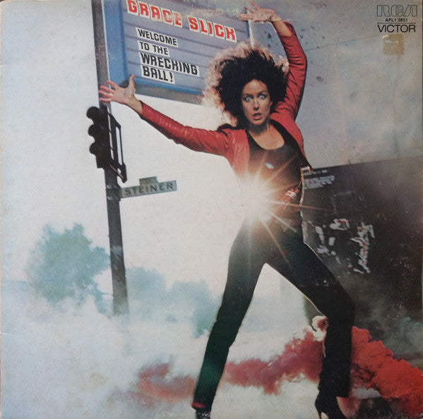 Grace Slick – Welcome To The Wrecking Ball! LP vinyl record, image 1 of 6