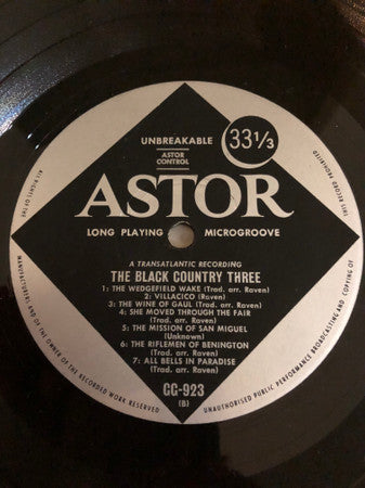 The Black Country Three – The Black Country Three. LP vinyl record, image 4 of 4