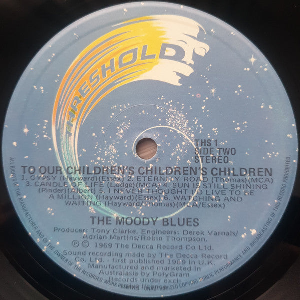 The Moody Blues – To Our Children's Children's Children LP vinyl record, image 5 of 5