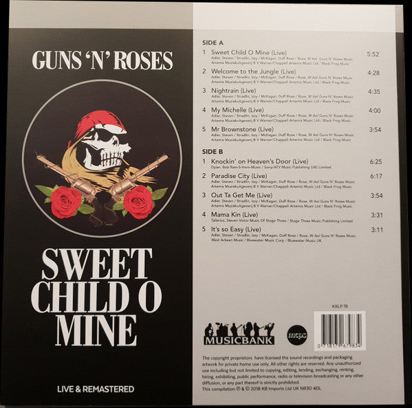 Guns N' Roses – Sweet Child O Mine LP vinyl record, image 2 of 6