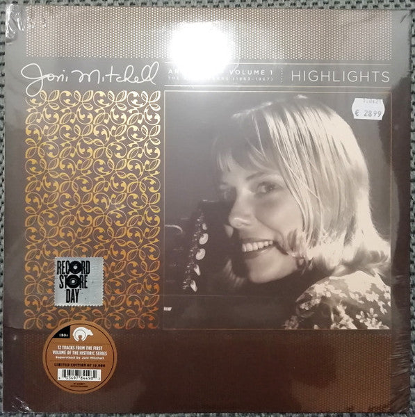 Joni Mitchell – Archives – Volume 1: The Early Years (1963-1967): Highlights LP vinyl record, image 1 of 6