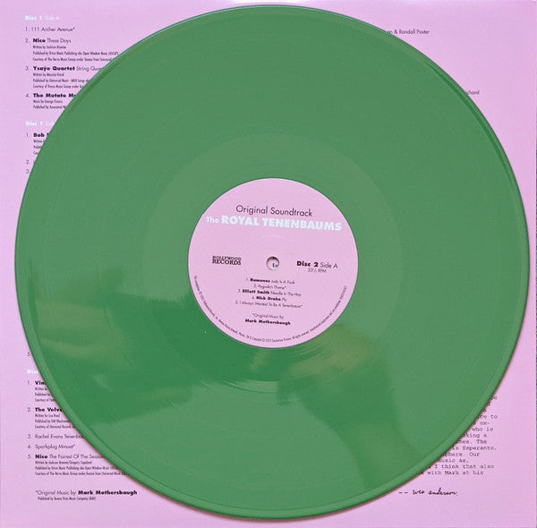 Various – The Royal Tenenbaums (Original Soundtrack) LP vinyl record, image 7 of 10