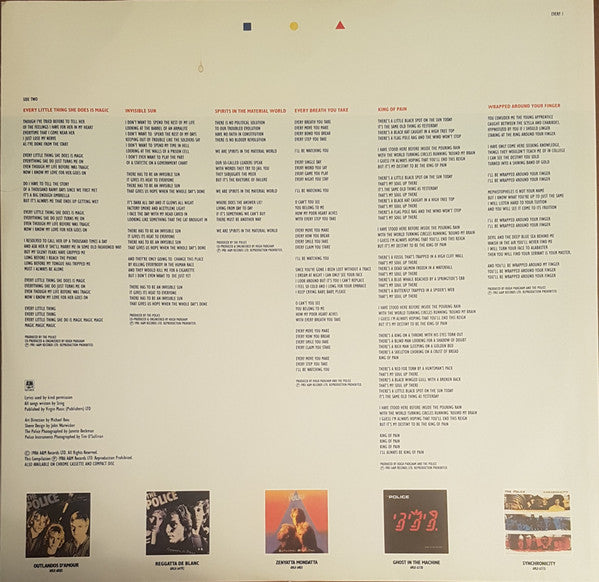 The Police – Every Breath You Take (The Singles) LP vinyl record, image 6 of 8