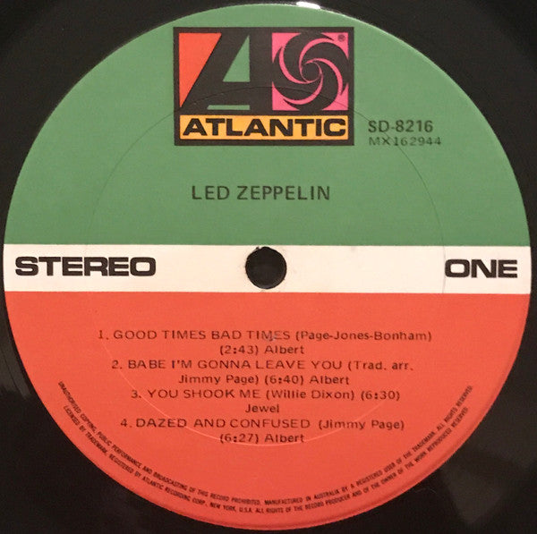 Led Zeppelin – Led Zeppelin LP vinyl record, image 3 of 4
