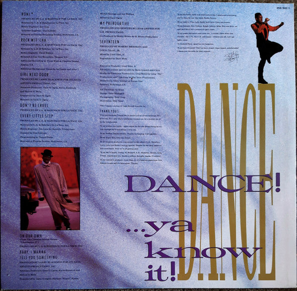 Bobby Brown – Dance!...Ya Know It! LP vinyl record, image 6 of 6