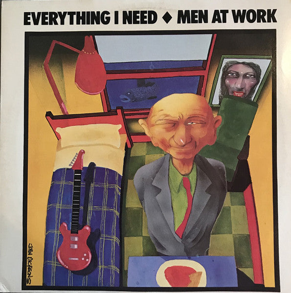 Men At Work – Everything I Need 12" vinyl record, image 1 of 4