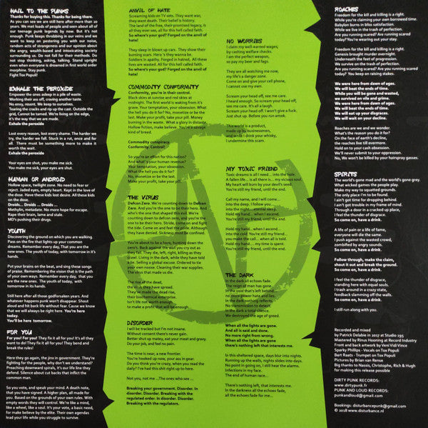 Disturbance – Tox Populi LP vinyl record, image 4 of 5