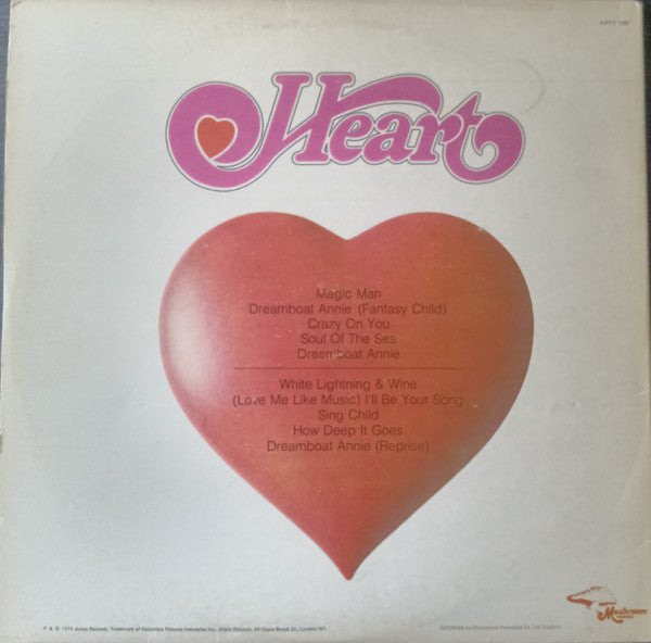 Heart – Dreamboat Annie LP vinyl record, image 4 of 8