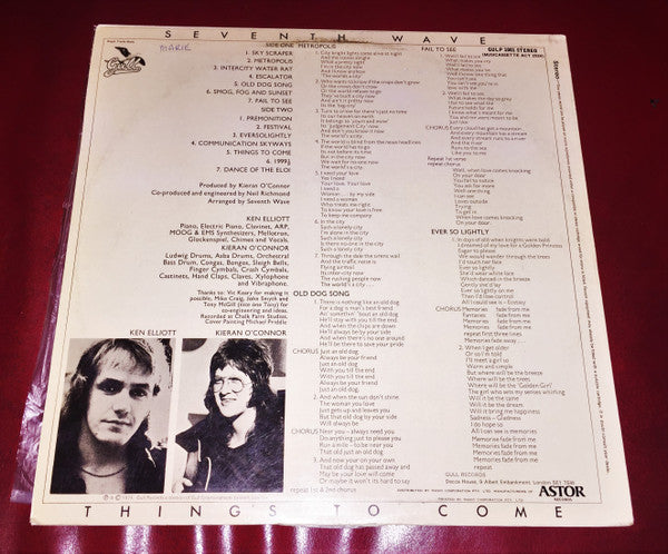 Seventh Wave – Things To Come LP vinyl record, image 2 of 3