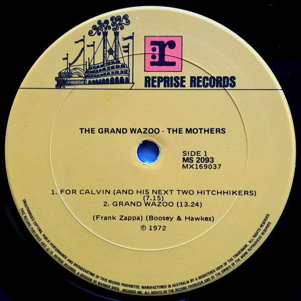 The Mothers – The Grand Wazoo LP vinyl record, image 4 of 5