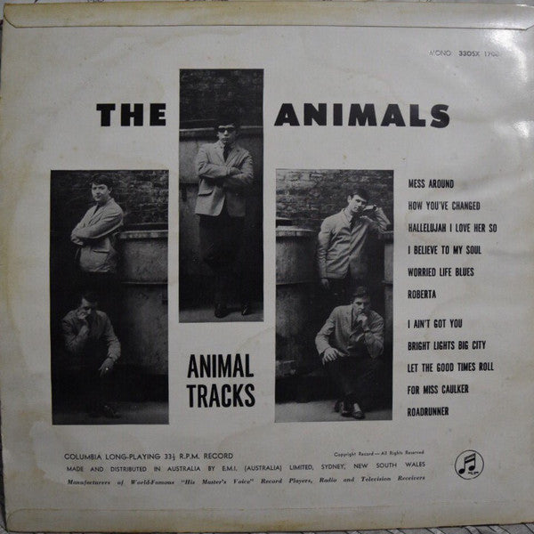 The Animals – Animal Tracks LP vinyl record, image 2 of 4