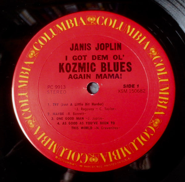 Janis Joplin – I Got Dem Ol' Kozmic Blues Again Mama! LP vinyl record, image 3 of 4