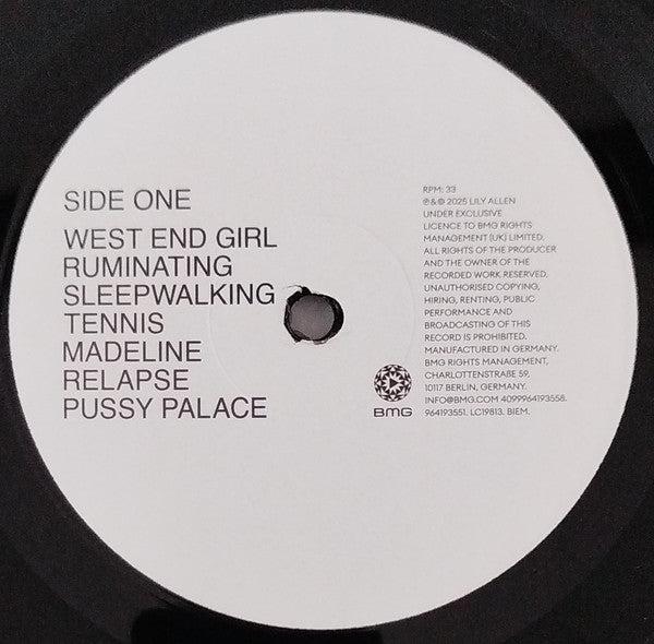 Lily Allen – West End Girl LP vinyl record, image 3 of 10