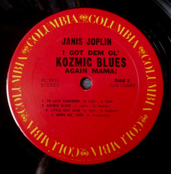 Janis Joplin – I Got Dem Ol' Kozmic Blues Again Mama! LP vinyl record, image 4 of 4