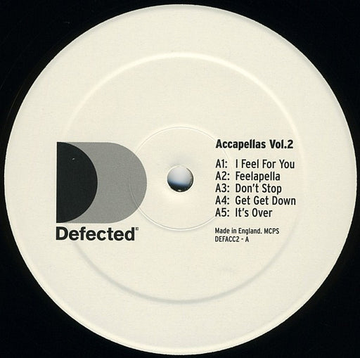 Various – Defected Accapellas Vol.2 12" vinyl record, image 1 of 3