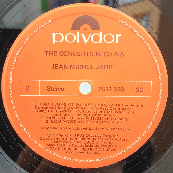 Jean-Michel Jarre – The Concerts In China (2xLP) LP vinyl record, image 4 of 4