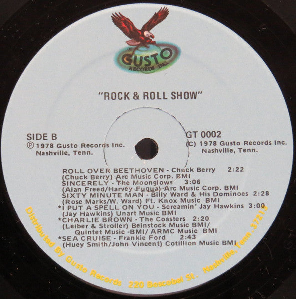 Various – Rock & Roll Show LP vinyl record, image 4 of 4