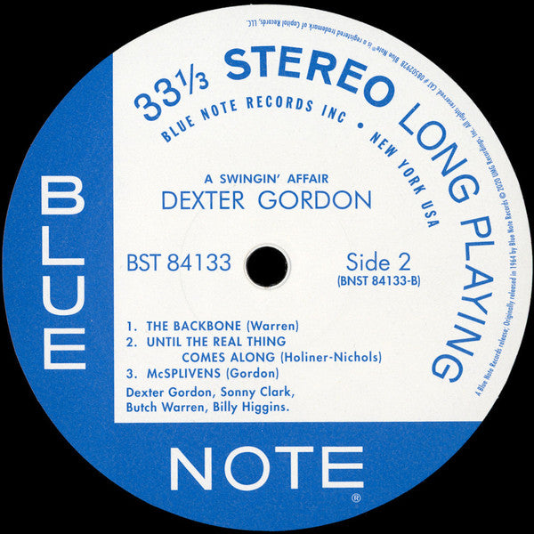Dexter Gordon – A Swingin' Affair LP vinyl record, image 4 of 6