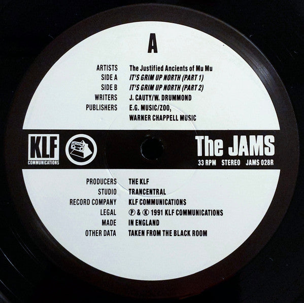 The Justified Ancients Of Mu Mu – It's Grim Up North 12" vinyl record, image 3 of 4