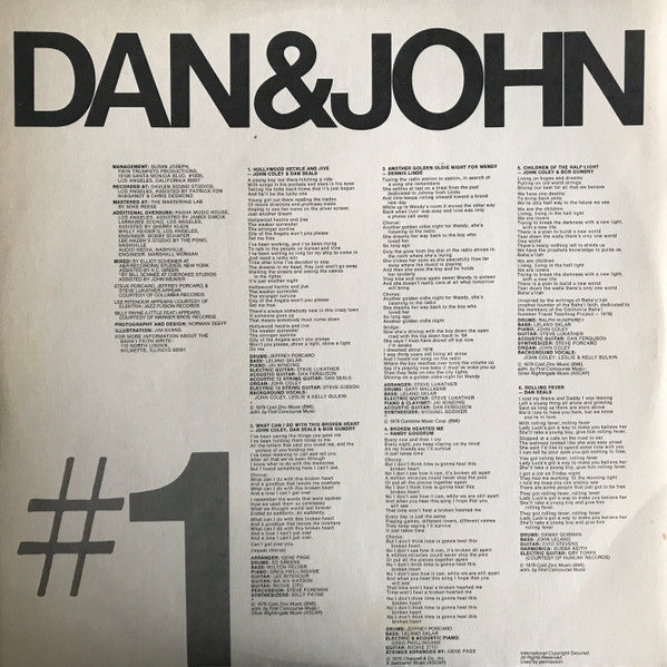 England Dan & John Ford Coley – Dr. Heckle And Mr. Jive LP vinyl record, image 5 of 6