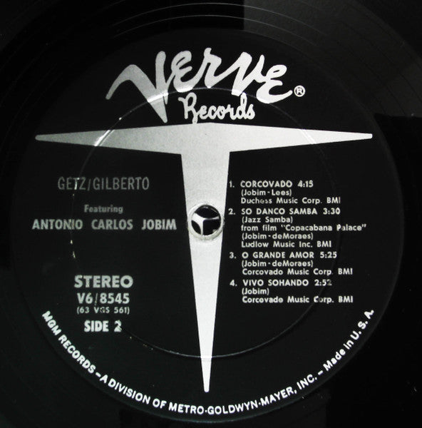 Stan Getz, João Gilberto, Antonio Carlos Jobim – Getz / Gilberto LP vinyl record, image 6 of 9