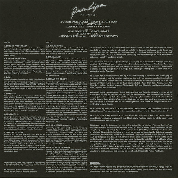 Dua Lipa – Future Nostalgia LP vinyl record, image 6 of 7