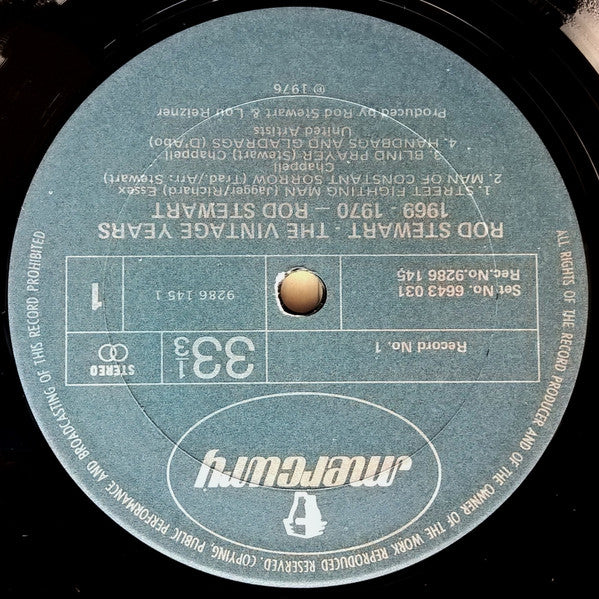 Rod Stewart – The Vintage Years 1969-70 LP vinyl record, image 4 of 7