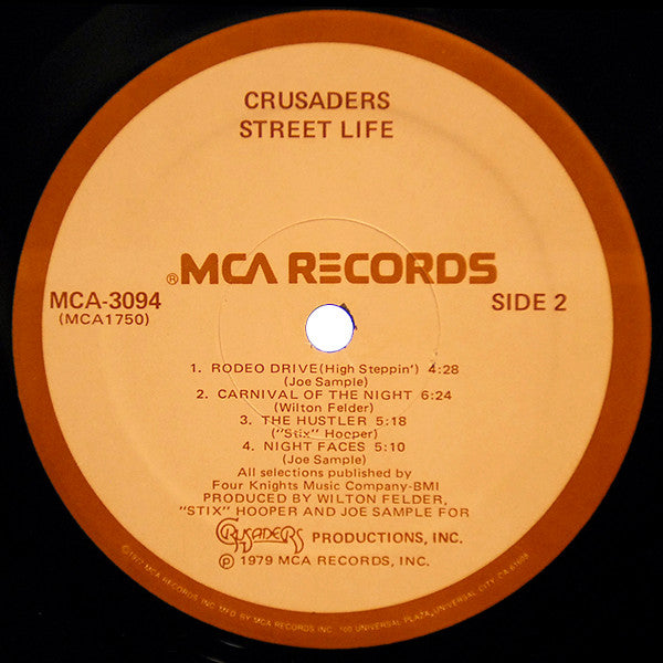 The Crusaders – Street Life LP vinyl record, image 4 of 4