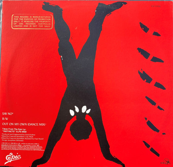 Romeo Void – Say No 12" vinyl record, image 2 of 4
